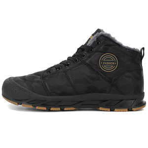 Özel logo anti kayma trekking polar pamuk sneakers çalışma açık erkekler için yürüyüş ayakkabıları kış kar ayak bileği sıcak çizmeler erkekler - Product Image 3