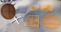 Lifepursue table pliable extérieure en bois pour café et club