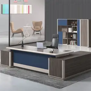 Fabbrica a buon mercato mobili per ufficio scrivania in legno ambientale Mdf esecutivo computerTable