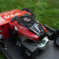 Tondeuse à fléaux télécommandée de qualité industrielle et domestique certifiée CE UE pour usage agricole et en verger, moteur essence 7,5 CV, professionnelle