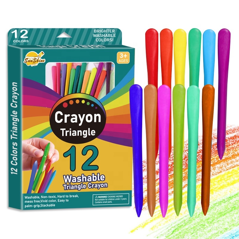 2026 Custom Multi Color Crayons 12colors