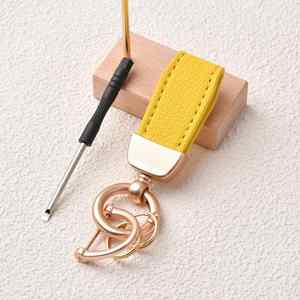 Mini Keychain Pendant Pu Leather Car <b>Key</b> <b>Ring</b> Colorful Short Cute <b>Bag</b> Charm - Product Image 2