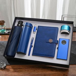 Zhenghe Gifset Promotional Custom Fashion Unique Business Creative Activity Practical Set 7 in 1 Business Gif Notebook <b>Gift</b> Set - Product Image 5