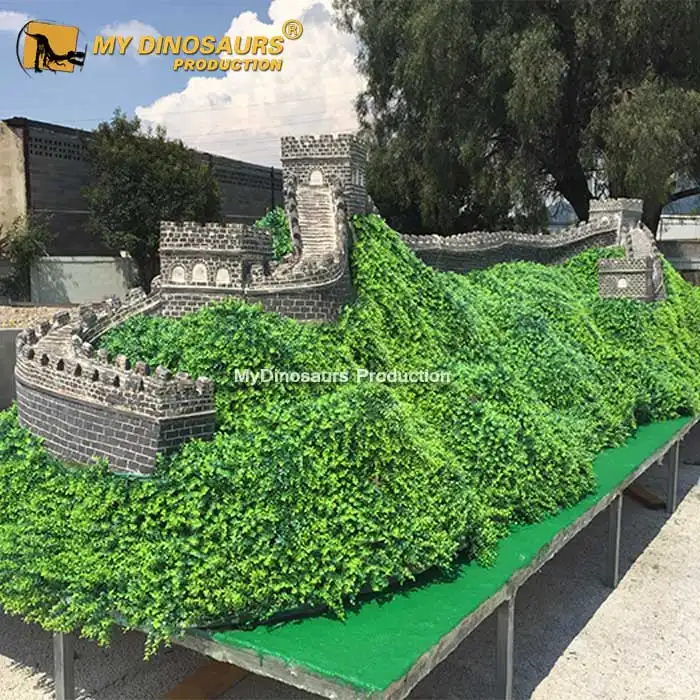 MY DINO ML-032 Hot Selling Chinese Great Wall Sculpture For Theme Park