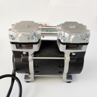 Pompe à vide à piston sans huile 220V 150W 40L/min à prix d'usine pour l'extraction d'air dans les processus industriels