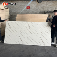 Chaises blanches modernes en contreplaqué courbé avec panneau mélaminé de 12 mm résistant à l'humidité