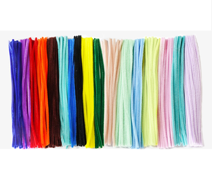 IStapromo, fábrica de regalos, suministros para manualidades DIY, limpiadores de Pipa, juguete educativo para niños, tallos de chenilla borrosos coloridos para Artes - Product Image 2