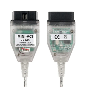 V18.00.008 <span class=keywords><strong>Mini</strong></span> Vci для Toyota J2534 OBD2 автомобильный диагностический кабель FTDI чип TIS Techstream <span class=keywords><strong>MINI</strong></span>-VCI OBD 2 автоматический диагностический сканер - Product Image 3