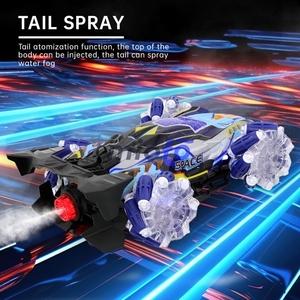 รถสเปรย์ควบคุมด้วยมือควบคุมด้วยแรงโน้มถ่วงแบบออฟโร้ดคุณสมบัติ2.4GHz พร้อมเพลงเบาๆรถ RC ของเล่นสำหรับเด็กผู้หญิง - Product Image 5