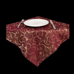 Serviettes en polyester recyclé 48x48cm, motif classique, pour décoration de table de mariage - Prix usine 2025 - Product Image 2