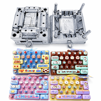 Jouets en plastique moulés par injection, clavier sensoriel personnalisé avec boutons pop, jouet anti-stress, usine OEM