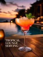 Verre à cocktail moderne de 455 ml en gros pour bars, restaurants, hôtels et services de traiteur – Idéal pour les salons tropicaux