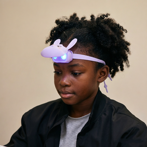 Lampe <span class=keywords><strong>frontale</strong></span> LED rechargeable en silicone en forme de lapin pour enfants, cadeau mignon et créatif, idéale en cas d'urgence - Product Image 1