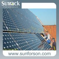Clips de gestion de câbles anodisés Sunforson pour l'installation de panneaux solaires sur toit, au sol ou en carport - SFS-CC-01