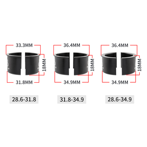 Adaptador de <span class=keywords><strong>Desviador</strong></span> <span class=keywords><strong>Delantero</strong></span> para Bicicleta de Montaña y Carretera MUQZI, 28.6mm 31.8mm 34.9mm, <span class=keywords><strong>Abrazadera</strong></span> Adaptadora para Tubo de Asiento - Product Image 3