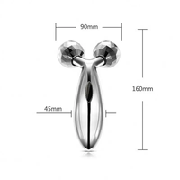 Outils d'effarouchement de la peau Appareil de massage du visage Rouleau de visage 3D Masseur de levage du visage et du cou Masseur de beauté raffermissant en forme de Y