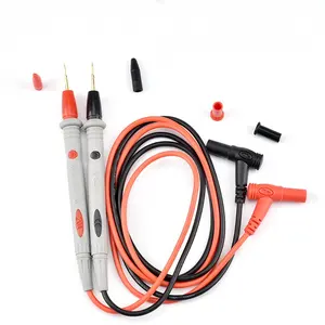 Tes Multimeter Universal mengarah 1000V 20A kabel karet umum dan lebih tipis jarum multimeter tes probe