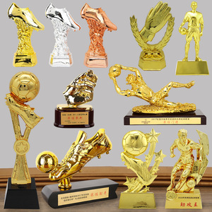 Trofeo di Calcio in Resina, Premio Scarpa <span class=keywords><strong>d</strong></span>'Oro, Pallone <span class=keywords><strong>d</strong></span>'Oro, Portiere del Giorno, Realizzato in Cina - Product Image 2