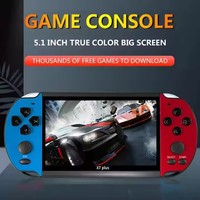 Console de Jeu Portable 4K Android NKIWI X7 Plus 3D Sans Fil 2.4G au Design Rétro Classique