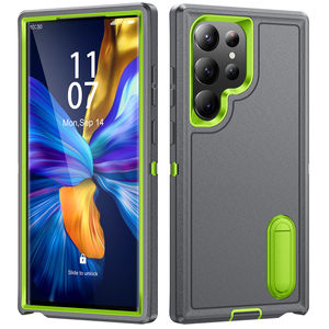 Heavy 3 en 1 Defender 360 <span class=keywords><strong>Forro</strong></span> Estuches a prueba de golpes Kickstand Holder Funda <span class=keywords><strong>para</strong></span> teléfono celular <span class=keywords><strong>para</strong></span> <span class=keywords><strong>Samsung</strong></span> S25 S24 <span class=keywords><strong>Ultra</strong></span> A16 A06 A56 - Product Image 6