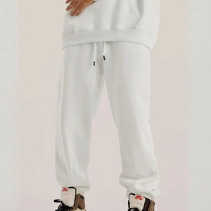 Pantalones Deportivos de Felpa de Algodón con Logotipo Personalizado de Fábrica, Color Sólido, Talla Grande, Transpirables, de Pierna Recta para Hombre, Otoño - Product Image 2