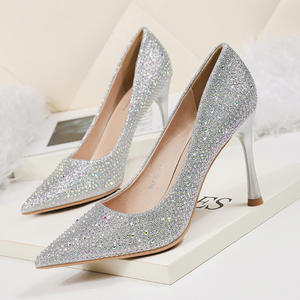Diamant Perle Scarpe Donna <span class=keywords><strong>Tacco</strong></span> Alto Talons de mariage de luxe en strass pour chaussures de mariée - Product Image 3