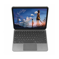 Keyboard Gaming Mekanik Nirkabel Ukuran Penuh OEM dengan Switch Hitam, Lampu Latar LED 3-Tingkat, USB-C Isi Ulang, untuk iPad A16 11/10.9 Inch