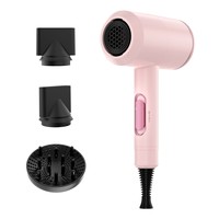 Secador de Pelo Profesional Silencioso de 2000W con Motor AC, Iones Negativos, 3 Velocidades, Voltaje Universal, Sin Aspas, con Difusor
