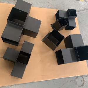 Supports de pergola en acier inoxydable Support d'angle à angle droit à 3 voies en acier au carbone avec support d'extension - Product Image 6