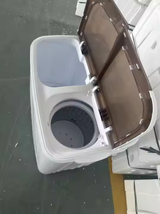 Mini machine à laver Z 5kg, double seau, semi-automatique, petite machine à laver domestique, appareils ménagers économiques - Product Image 4