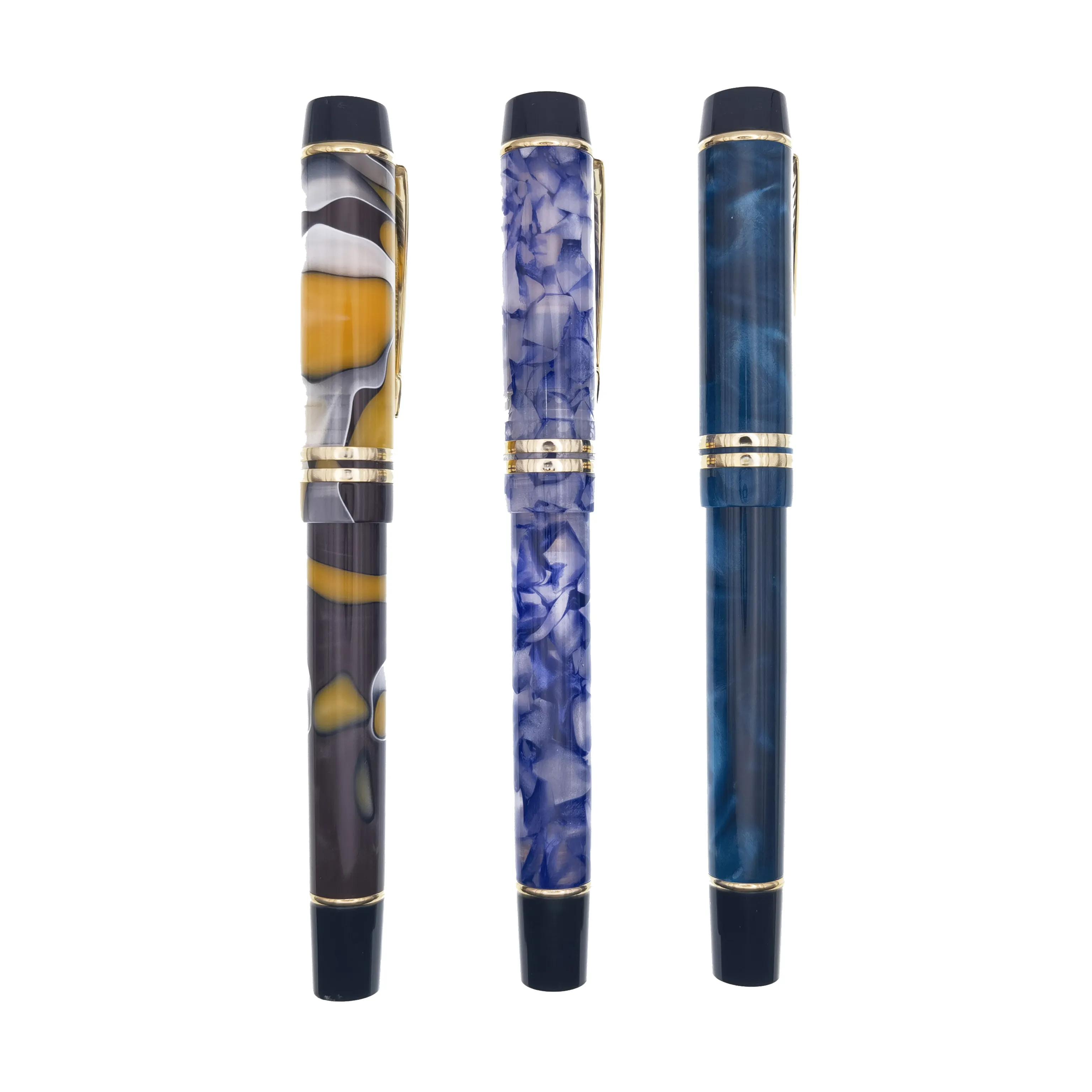 Top quality stationery factory promotion customized logo acrylic color fountain pens