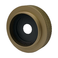 PVS14 Iris Jaune Ouverture IRIS réglable 1.5 ~ 22mm avec Module de lentille d'objectif en verre sacrificiel Anneau adaptateur de rénovation bricolage