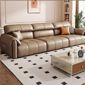 Luce di lusso semplice pelle moderna orecchio elefante lattice <span class=keywords><strong>divano</strong></span> combinato per <span class=keywords><strong>il</strong></span> soggiorno - Product Image 2