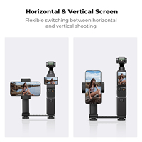 Support de téléphone K&F Concept pour DJI Osmo Pocket 3/4, accessoires, angle réglable, clip de téléphone portable, support d'extension