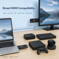 Transmitter Receiver HDMI Nirkabel 1080P Grosir, Dongle Extender Kit 50M Plug and Play untuk Laptop TV Proyektor