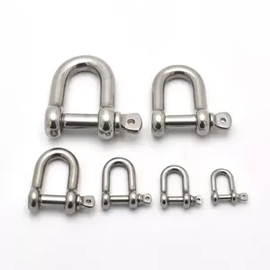 Gian lận phần cứng Marine chuỗi Thép không gỉ Châu Âu D loại clevis loại u Neo còng