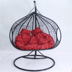 Silla Columpio Doble Ancha <span class=keywords><strong>para</strong></span> Jardín, Hamaca Colgante <span class=keywords><strong>para</strong></span> Exteriores - Product Image 3