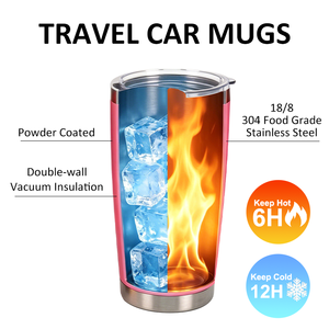 แก้วน้ำสแตนเลสเก็บความร้อนสองชั้น ป้องกันการรั่วซึม ปราศจากสาร BPA เป็นมิตรกับสิ่งแวดล้อม พร้อมสกรีนโลโก้ได้ - Product Image 3