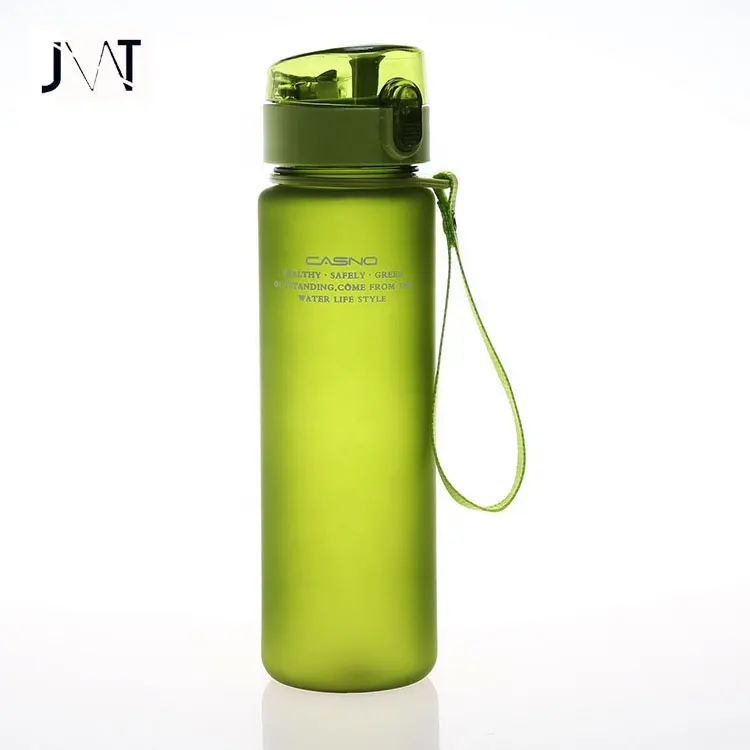 Großhandel Geschenk Werbung bunte Tritan Wasser flasche mit Deckel gefrostete tragbare Flasche