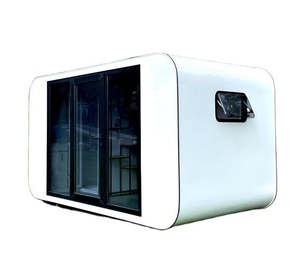 5m đúc sẵn thân thiện với môi trường hiện đại <span class=keywords><strong>prefab</strong></span> khách sạn mô-đun viên nang ngoài trời di chuyển văn phòng táo cabin Pod hangfa táo kho - Product Image 1