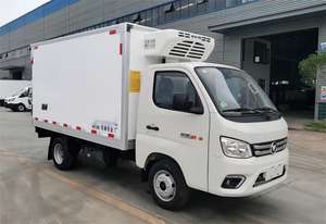 Foton מקרר לאומי משאית יורו 5 דיזל ידנית דלק דיזל חדש עוף קפוא 4 x2 טווח טמפרטורות-18 ~ 8 - Product Image 2