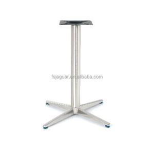 Base de table en acier inoxydable robuste en gros - <span class=keywords><strong>Pieds</strong></span> réglables à quatre étoiles pour tables de restaurant commerciales - Product Image 6