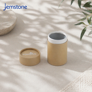 Premium Eco-friendly Ink Printed Food Grade Kraft <b>Cardboard</b> <b>Tube</b> Box Custom Herbal Tea Cylinder Paper <b>Tube</b> Packaging with Lid - Product Image 6