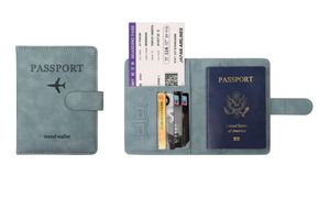 Housse de passeport en cuir PU personnalisable à marque privée, organiseur de documents de voyage multifonctionnel - Product Image 2