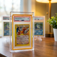 Étui de présentation en acrylique magnétique pour cartes gradées, avec protection anti-UV pour cartes de collection PS-A TCG