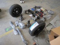 Boîte de vitesses, moteur 60V/72V, 4 roues motrices, 4x4, ATV électrique, UTV, quad, voiture, essieu avant et arrière avec 8 grandes roues