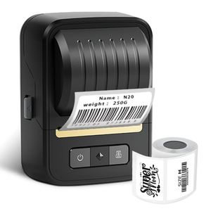Machine à étiquettes pour ruban adhésif imperméable sans fil 203 DPI, batterie 2000 mAh, en stock pour les magasins de vêtements, les supermarchés - Android/iOS - Product Image 1