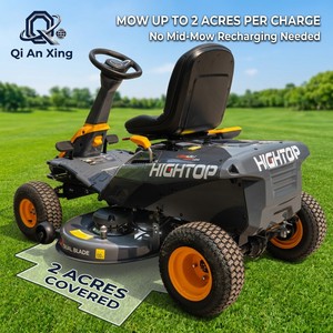 Tagliaerba Elettrico Commerciale a <span class=keywords><strong>Batteria</strong></span> 38 Pollici 96cm 40V con Doppio Motore Brushless 1000W e Cesto Raccoglierba Laterale Senza Fili - Product Image 4