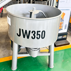 Malaxeur vertical 350L, mini malaxeur à béton portable à agitation forcée 9m³/h 4kW pour la production de blocs préfabriqués OEM - Product Image 3