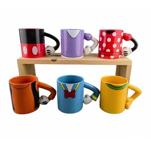 ถ้วย<span class=keywords><strong>ชา</strong></span>กาแฟเซรามิกรูปหนูการ์ตูนแนววินเทจถ้วยชาแกะสลักรูปหนู3D - Product Image 1